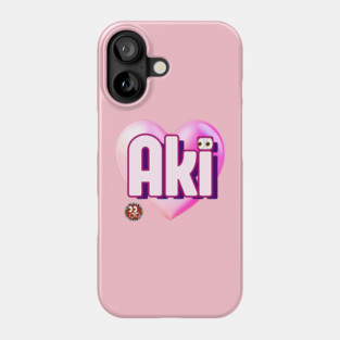 Aki hearts U Phone Case